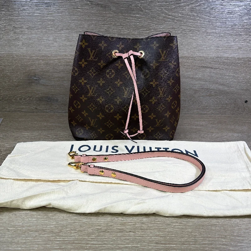 Louis Vuitton bags with a chain - link trim and a leather body for a modern edgeLouis Vuitton NÃ©oNoÃ© Monogram - Rose Poudre