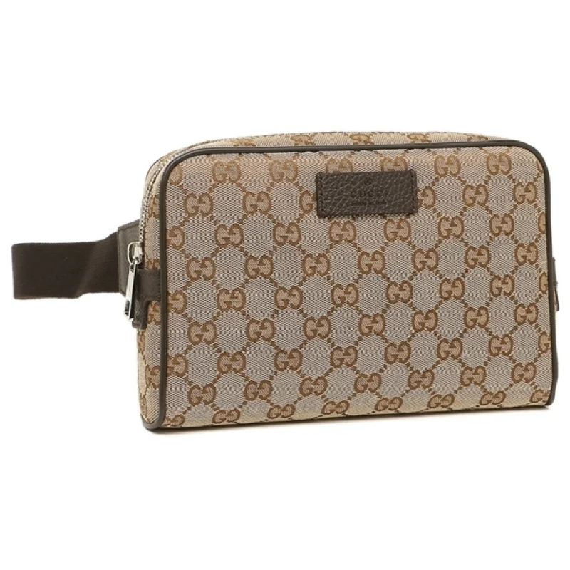 Ladies Gucci Dionysus bags with a star - shaped charmGucci Original GG Guccissima Canvas Beige Belt Bag 449174