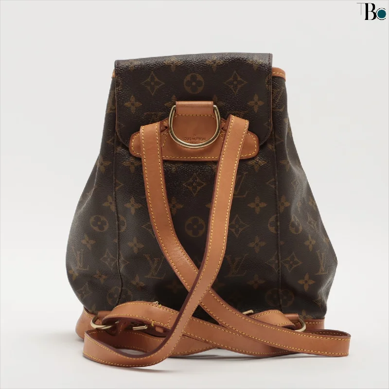 Louis Vuitton bags with a chain - link trim and a leather body for a modern edgeLouis Vuitton Khaki Other MONOGRAM CHAIN backpack bag