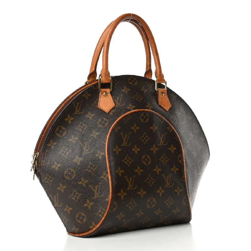 Louis Vuitton bags with a chain - link trim and a leather body for a modern edgeLouis Vuitton Monogram ELLIPSE MM Handbag