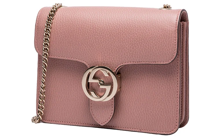 Ladies Gucci shoulder bags with a tassel decoration(WMNS) GUCCI Leather Bag Single-Shoulder Bag Pink 510304-CAO0G-5806