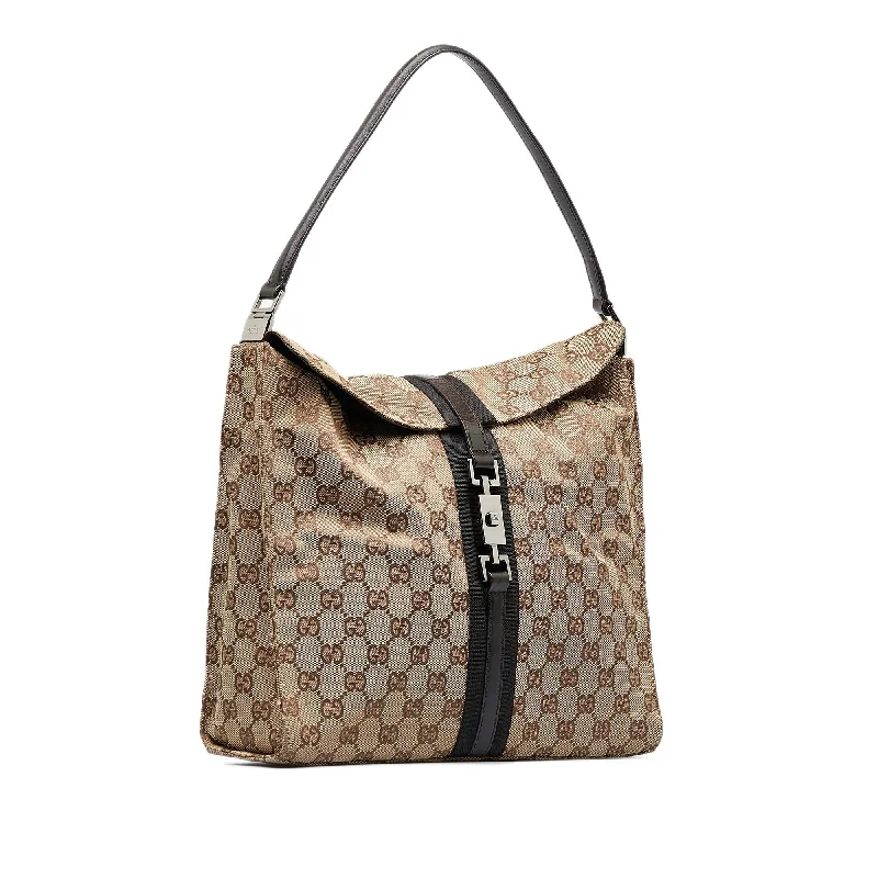 Gucci Marmont bags for women with quilted leather exteriorsGucci GG Canvas Jackie Tote (SHG-jpJDUK)