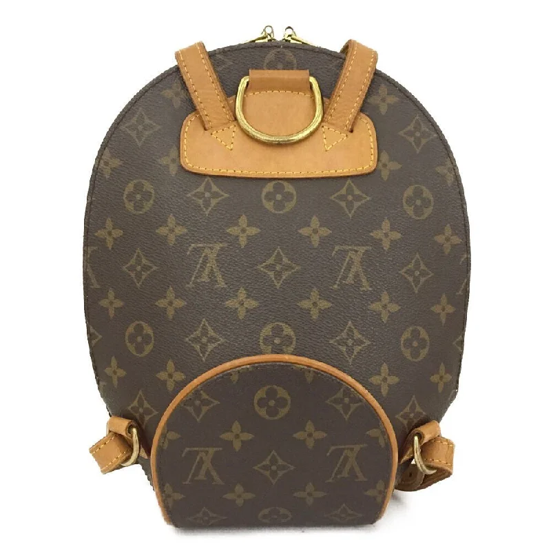 Louis Vuitton bags with a chain - link trim and a leather body for a modern edgeLouis Vuitton Monogram Ellipse Sac A Dos Backpack