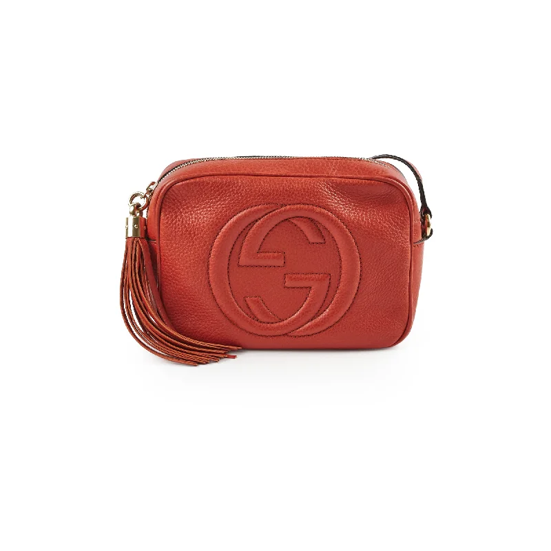 Women Gucci Sylvie bags with a leather - wrapped handleGucci Soho Disco Bag Orange