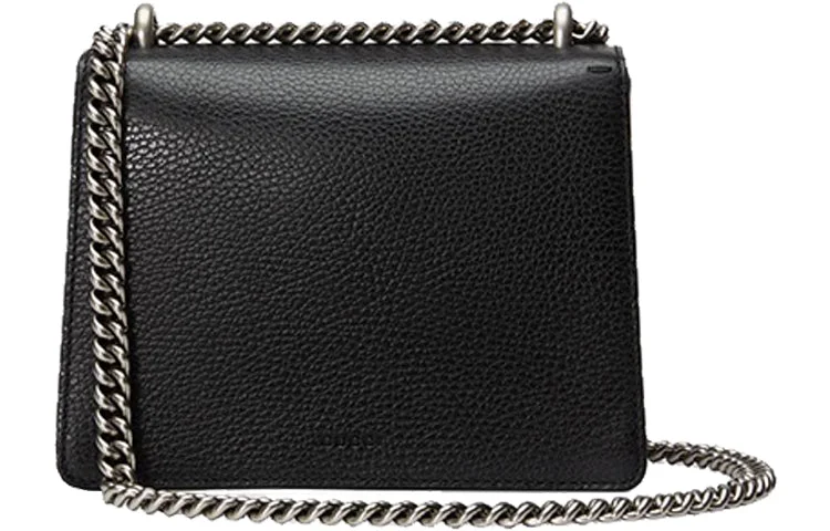 Medium - sized Women Gucci handbags for everyday use(WMNS) GUCCI Dionysus Leather Mini Handbag Black 421970-CAOGN-8176