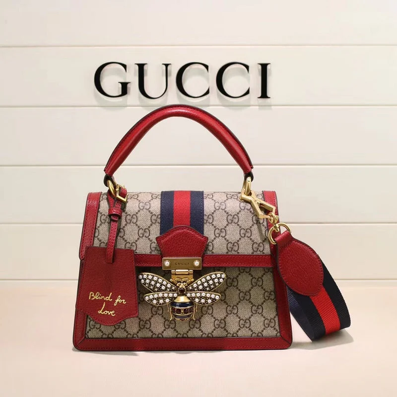 Women Gucci Sylvie bags with a leather - wrapped handleWF - Gucci Bags - 1498