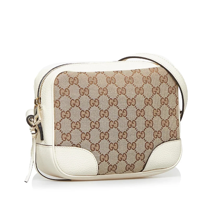 Ladies Gucci handbags with a detachable coin purse insideGucci GG Canvas Bree Crossbody Bag (SHG-3EO6aJ)