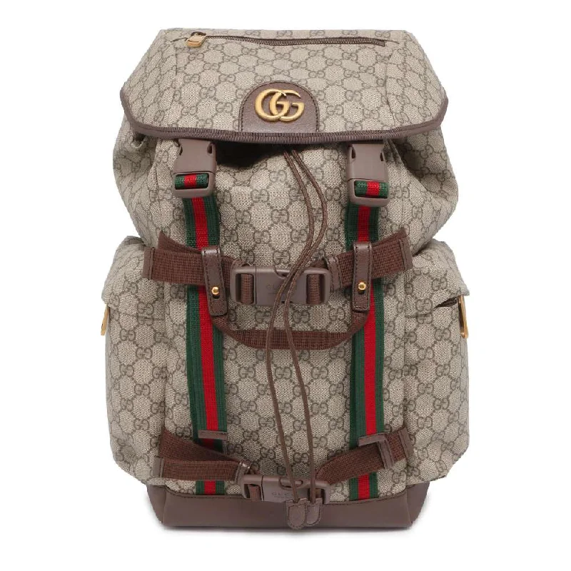 Gucci backpacks for women with a padded laptop compartmentGUCCI Skateboard Backpack Beige 690999 GG SupremeCanvas