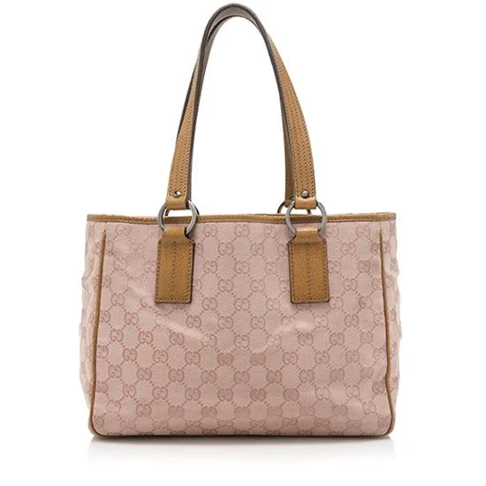 Gucci backpacks for women with a hidden back pocketGucci GG Canvas Small Tote