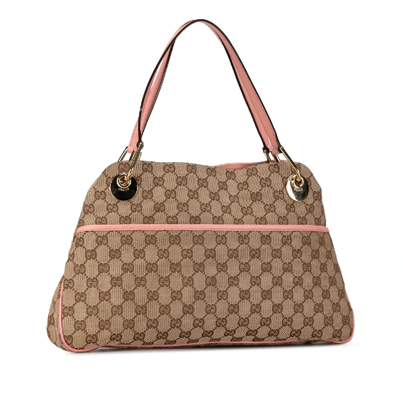 Ladies Gucci shoulder bags with a magnetic - closure flapGucci GG Canvas Eclipse Shoulder Bag H5BQGj)