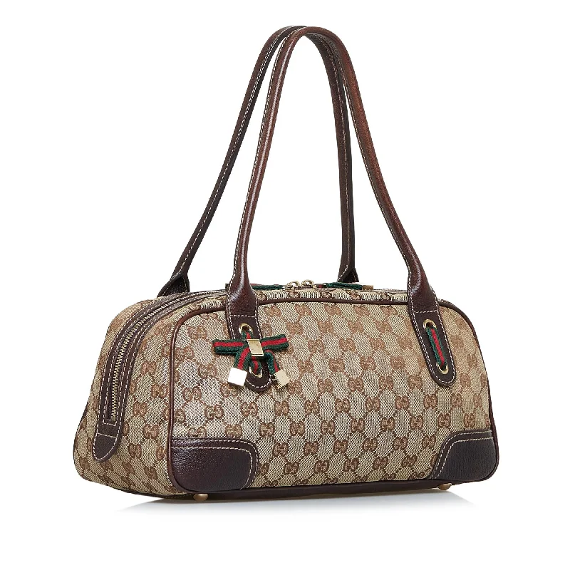 Gucci backpacks for women with a hidden back pocketGucci GG Canvas Princy Shoulder Bag (SHG-Qh9zcR)