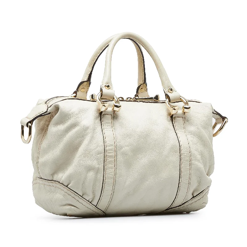 Women Gucci bags with interlocking G hardware for a classic lookGucci Horsebit Nail Boston Bag (SHG-XgMbpt)