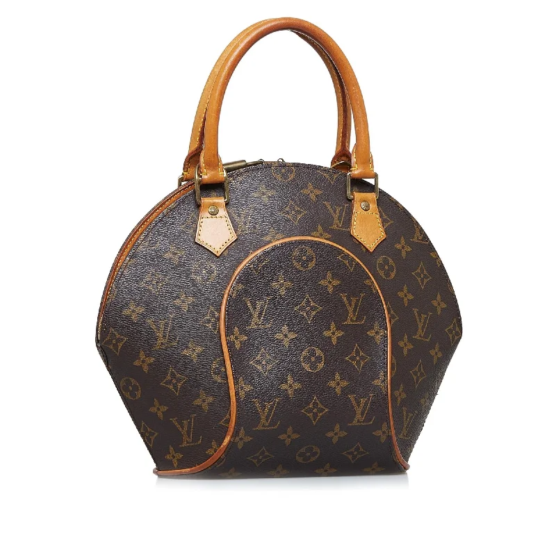 Louis Vuitton bags with a chain - link trim and a leather body for a modern edgeLouis Vuitton Monogram Ellipse PM