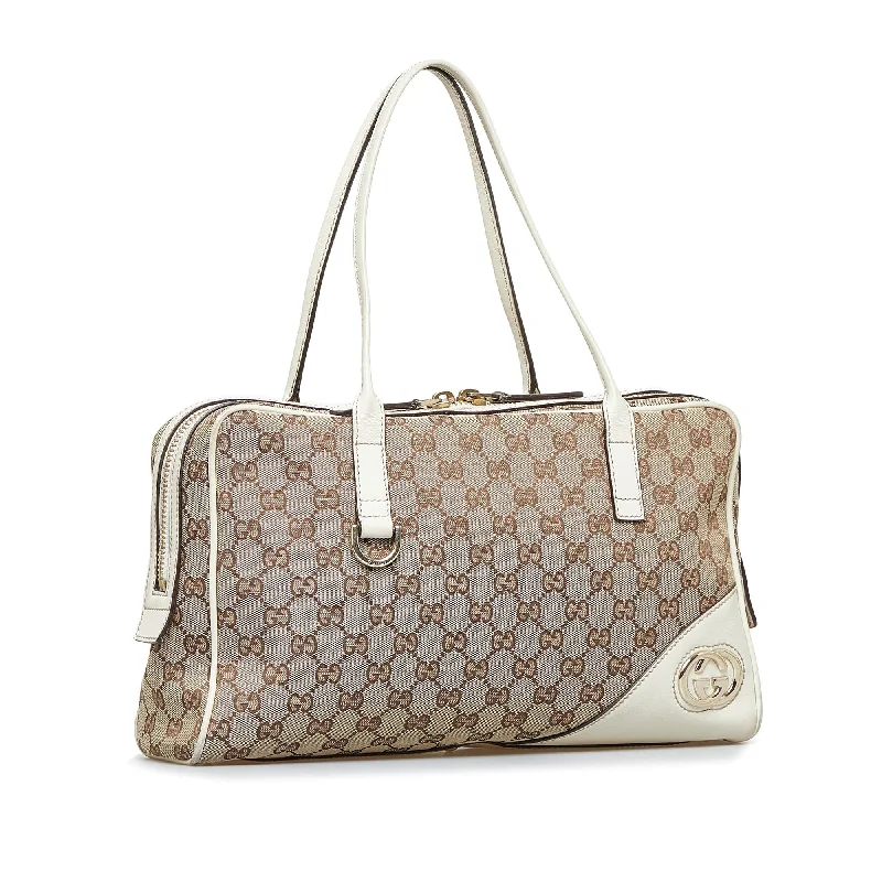 Ladies Gucci Dionysus bags with a detachable shoulder strapGucci GG Canvas New Britt Shoulder Bag (SHG-hM6eqO)