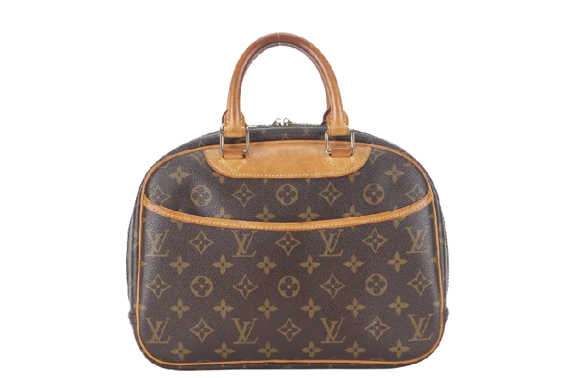 Louis Vuitton bags with a chain - link trim and a leather body for a modern edgeLOUIS VUITTON DEAUVILLE (M47270) MONOGRAM CANVAS GOLD HARDWARE NO DUST COVER