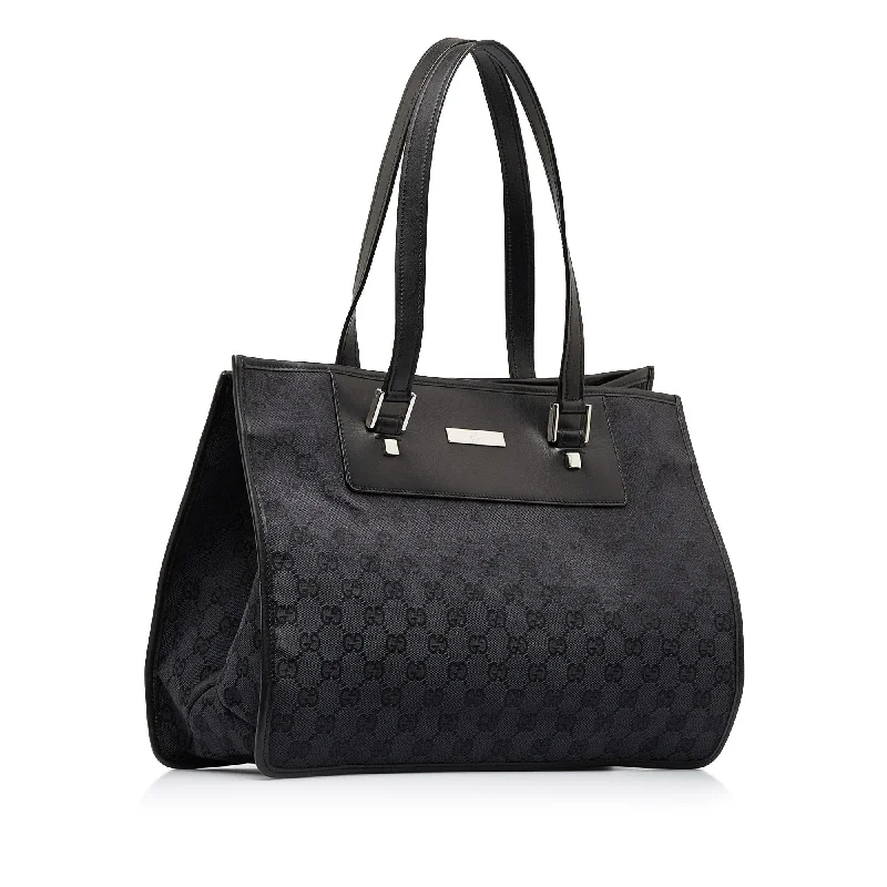 Women Gucci bags with a magnetic snap closure for easy accessGucci GG Canvas Tote (SHG-2zE8Fw)