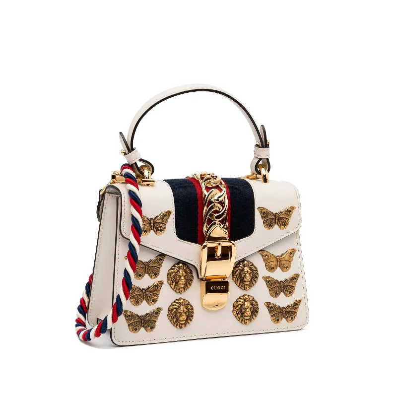 Gucci Marmont bags for women with quilted leather exteriorsGucci Mini Animalier Sylvie (SHG-28y1gS)