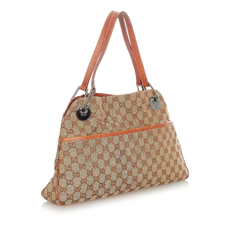 Gucci Dionysus bags for women with tiger - head claspsGucci GG Canvas Eclipse Shoulder Bag (21477)