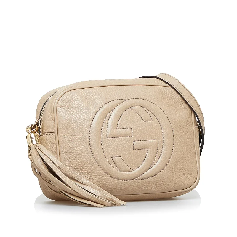 Gucci tote bags for women with a spacious interiorGucci Soho Disco Crossbody (SHG-RrDjfT)