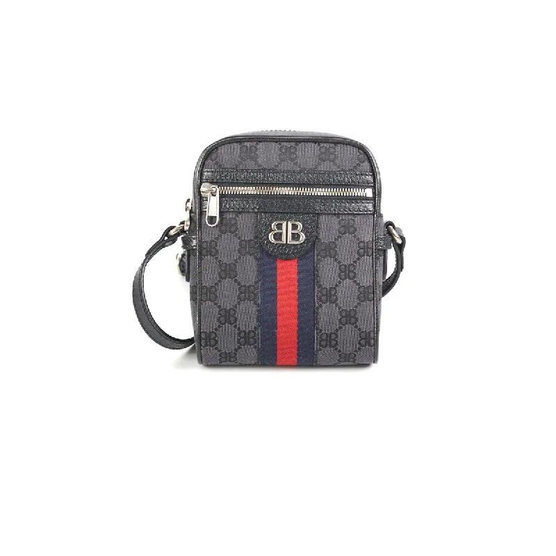 Gucci tote bags for women with a printed Gucci logoGucci x Balenciaga Hacker Project Small Messenger Bag