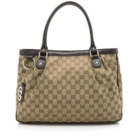 Gucci Marmont bags for women with gold - toned hardwareGucci GG Canvas Sukey Tote