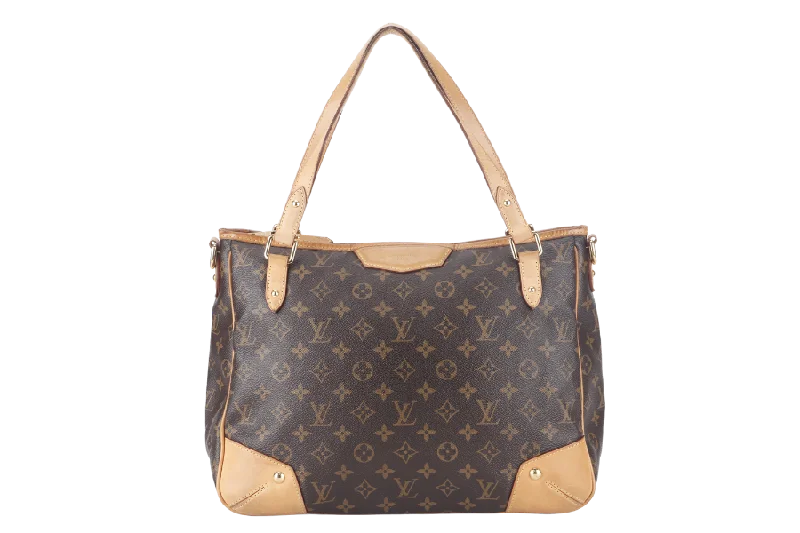 Louis Vuitton bags with a chain - link trim and a leather body for a modern edgeLOUIS VUITTON ESTRELLA MM (M41232) MONOGRAM CANVAS GOLD HARDWARE NO DUST COVER