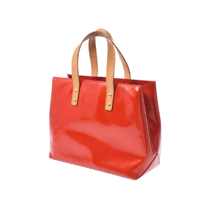 Louis Vuitton bags with a chain - link trim and a leather body for a modern edgeLouis Vuitton Red Other Reade handbag bag