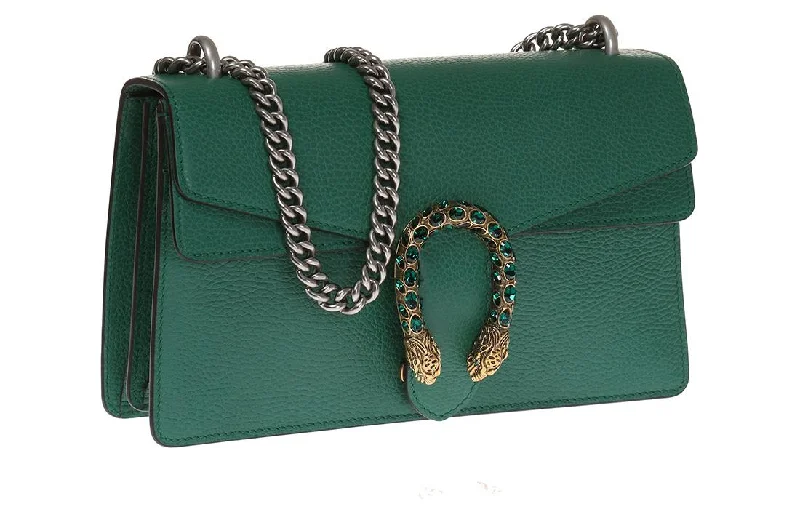 Gucci Dionysus bags for women with tiger - head clasps(WMNS) GUCCI Dionysus SeriesSingle Shoulder Bag Small Green 400249-CAOGX-3120