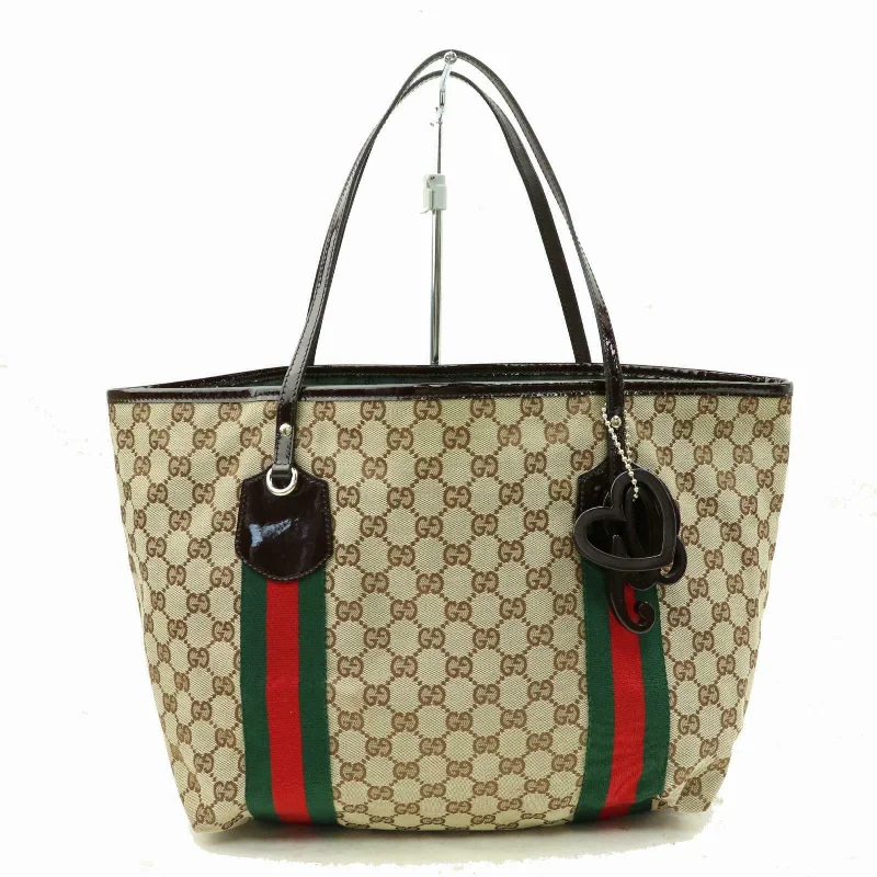 Medium - sized Women Gucci handbags for everyday useBrand Inspired Gucci Tote Bag Brown Canvas (SHC1-14280)