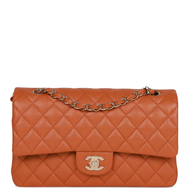 Chanel All - Match Handbag for Versatile StylingChanel Medium Classic Double Flap Bag Caramel Caviar Light Gold Hardware