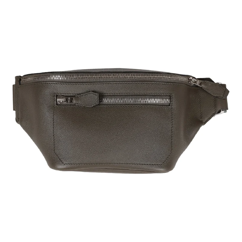 Hermes Cityslide Cross PM Belt Bag Vert De Gris Taurillon Cristobal Palladium Hardware