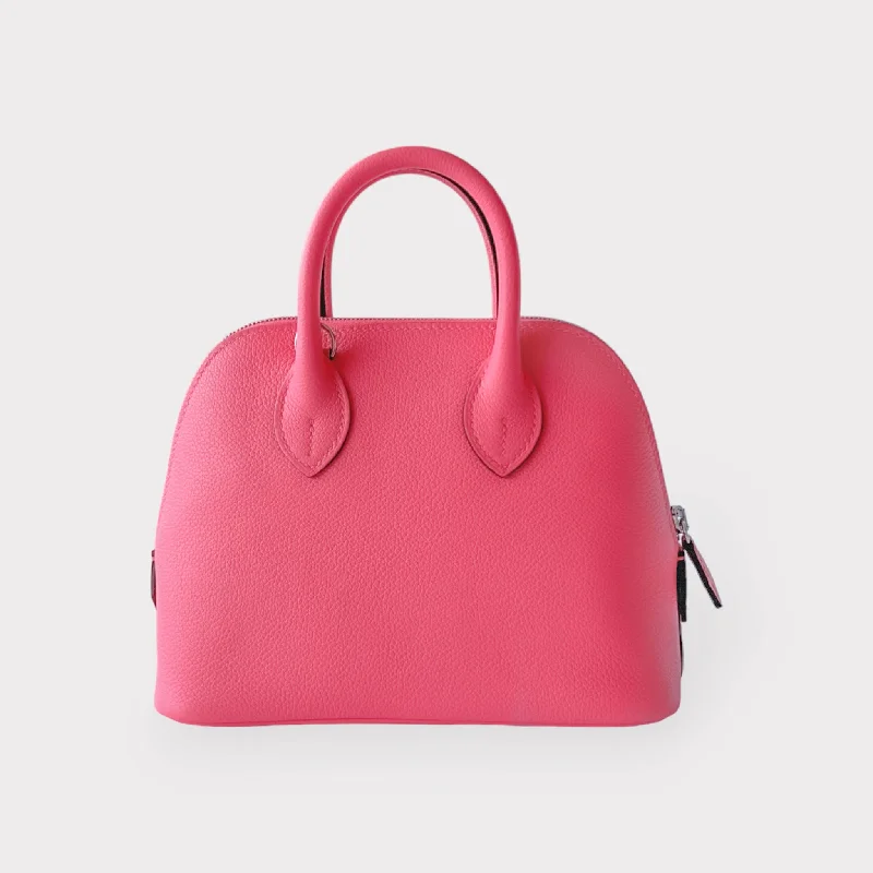 Hermes Bolide Mini Bag, In Rose Azalee, Pink With Palladium Hardware, 2023