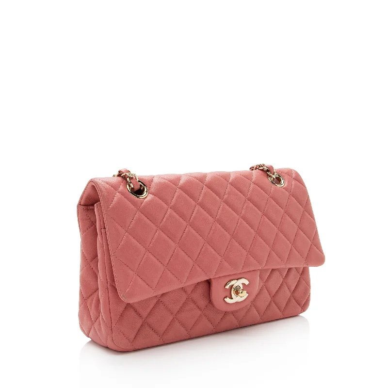 Chanel Classic Flap Bag for Evening PartyChanel Limited Edition Lambskin Valentine Classic Medium Single Flap Bag (M2VY9h)