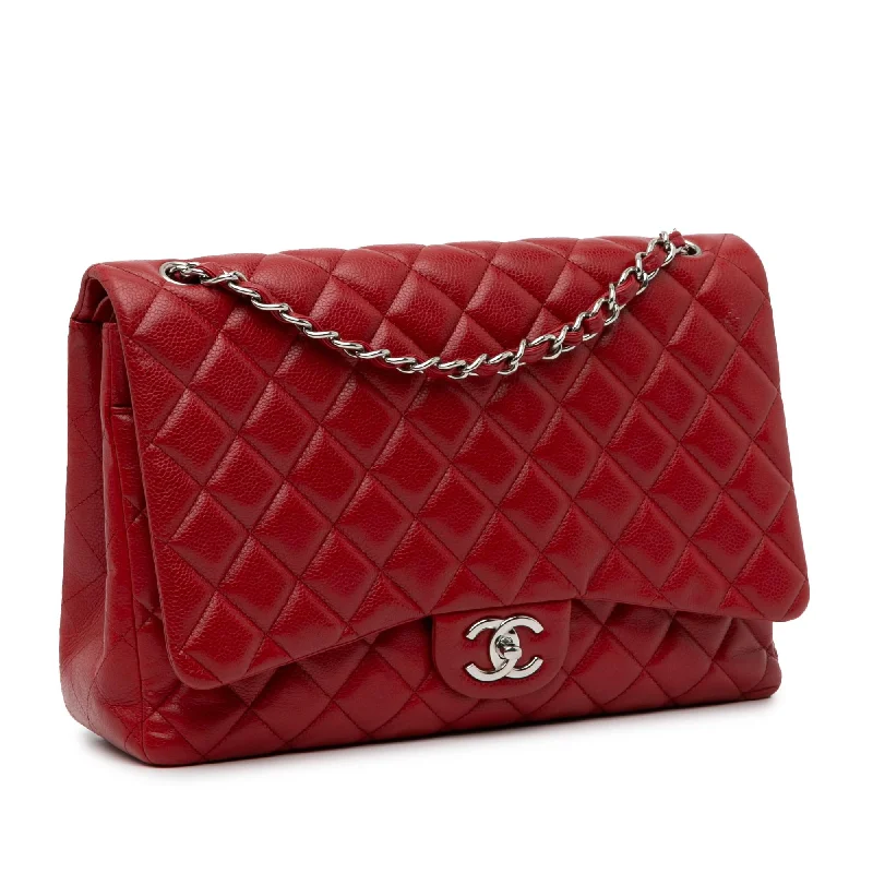 Chanel Luxury Handbag for High - End EventsChanel Maxi Classic Caviar Double Flap (vmKn86)