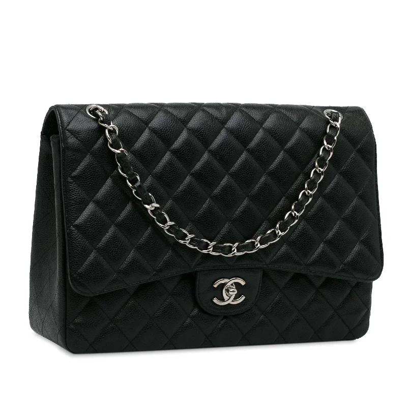 Chanel Classic Flap Bag for Evening PartyChanel Maxi Classic Caviar Single Flap (QSdaKq)