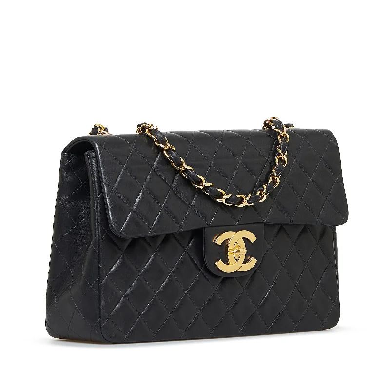 Chanel Luxury Handbag for High - End EventsChanel Maxi Classic Lambskin Single Flap (ikRhGF)