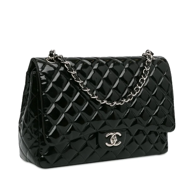 Chanel Colorful Handbag for Spring OutfitsChanel Maxi Classic Patent Double Flap (ZO43LK)