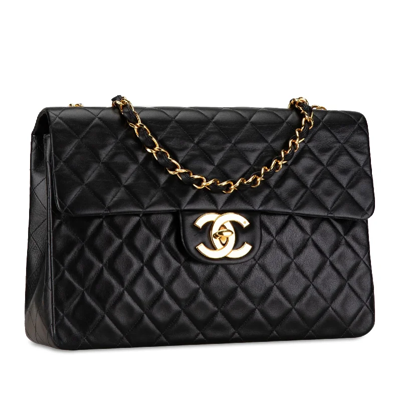 Chanel Small Crossbody Bag for TravelChanel Maxi XL Classic Lambskin Single Flap (vNBmIg)