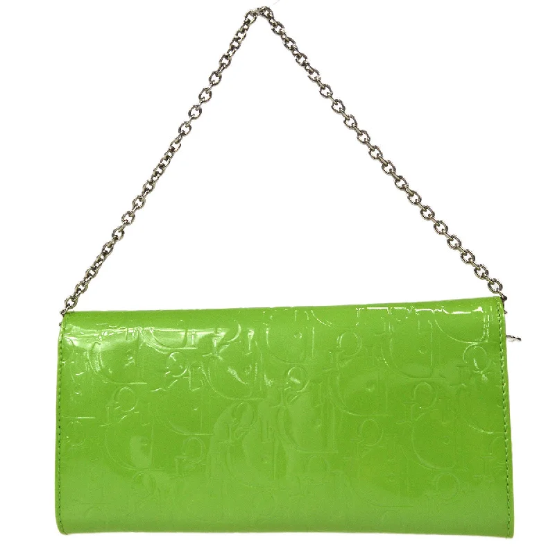 Fashion - forward Christian Dior tote bags for the modern womanChristian Dior 2009 Trotter Chain Wallet Light Green