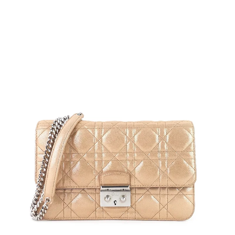 Christian Dior crossbody bags with a front - flap pocket for easy accessMiss Dior Promenade Cannage Lambskin Leather Bag