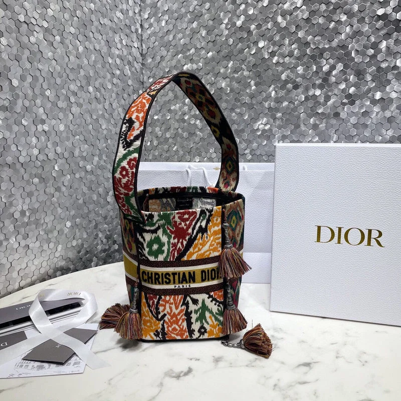 Christian Dior handbags with a snap - button closure and a decorative buckleDior Bag