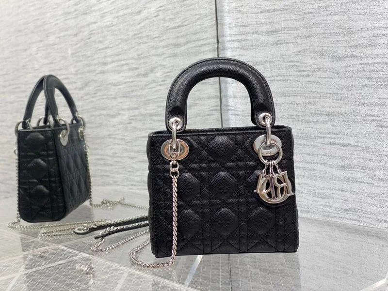 Christian Dior handbags with a detachable mirror for on - the - go touch - upsDior Bag