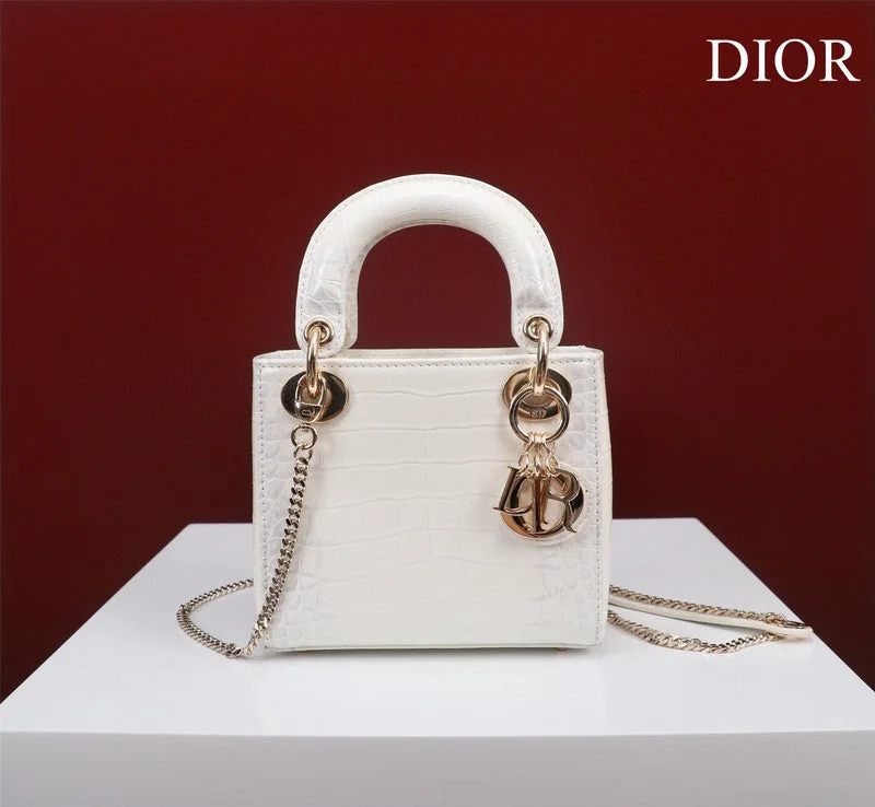 Christian Dior Saddle bags with a distressed leather finishDior Bag