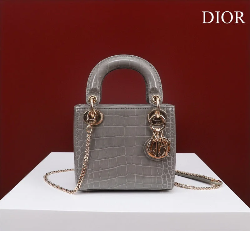 Christian Dior handbags with a detachable mirror for on - the - go touch - upsDior Bag