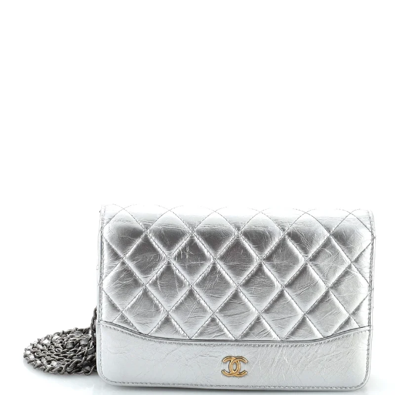 Christian Dior crossbody bags with a front - flap pocket for easy accessGabrielle Wallet on Chain Quilted Aged Calfskin